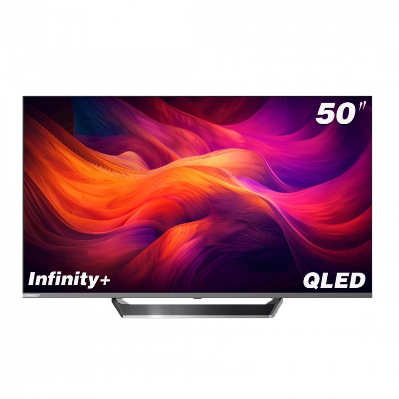 تلفزيون جي-جارد إنفينيتي CQG 50 بوصة ذكي بتقنية QLED بدقة 4K، معدل تحديث 144 هرتز، نظام Google TV، دولبي أتموس - جي-جارد